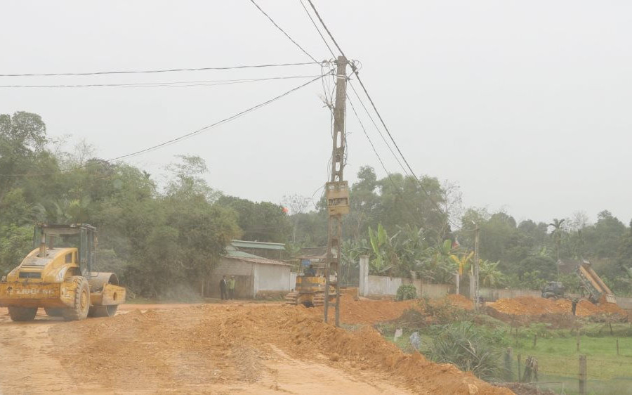 Hà Tĩnh: Truy thu bằng tiền đối với khối lượng đất sử dụng trái phép tại công trình do Công ty Hợp Tiến thi công