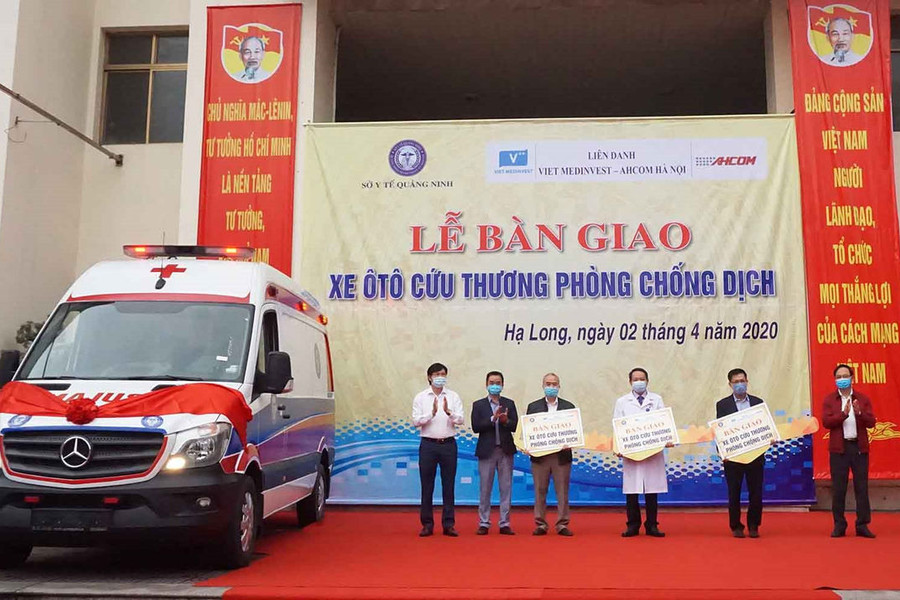  Quảng Ninh trang bị 3 xe cứu thương, phòng dịch tiêu chuẩn quốc tế cho ngành Y tế