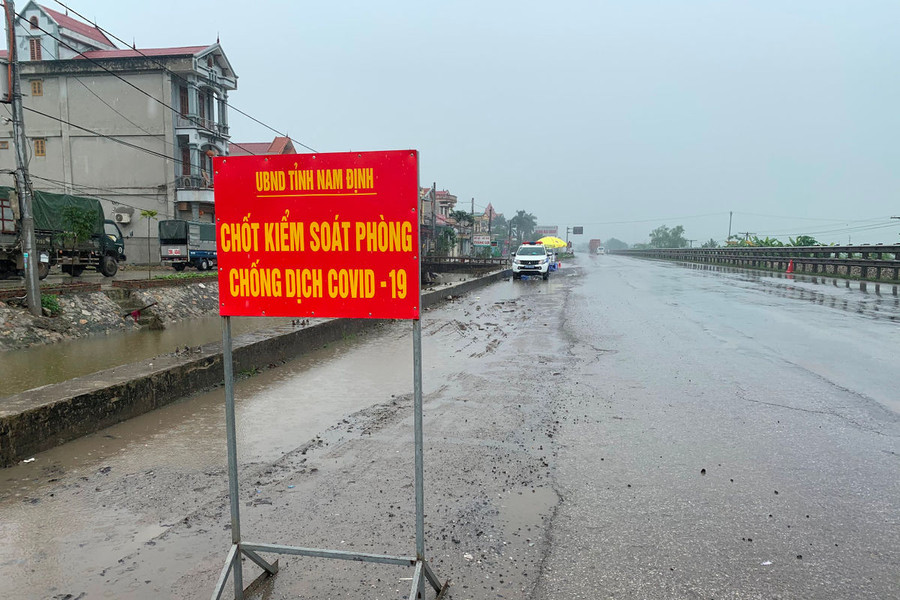 Nam Định: Lập 4 chốt kiểm soát liên ngành để phòng, chống dịch Covid- 19