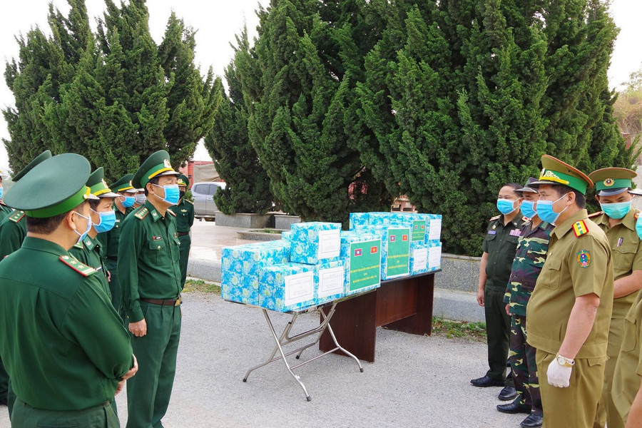 Điện Biên: Trao đổi tình hình phòng, chống dịch Covid-19 với lực lượng bảo vệ biên giới 2 tỉnh Bắc Lào