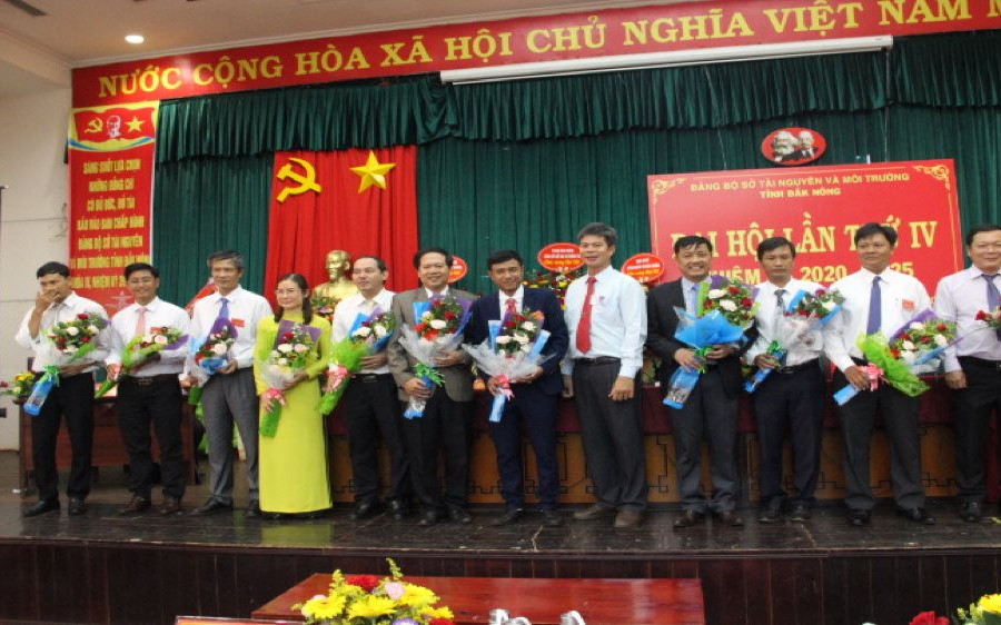 Đảng bộ Sở TN&MT Đắk Nông tổ chức Đại hội lần thứ IV nhiệm kỳ 2020-2025