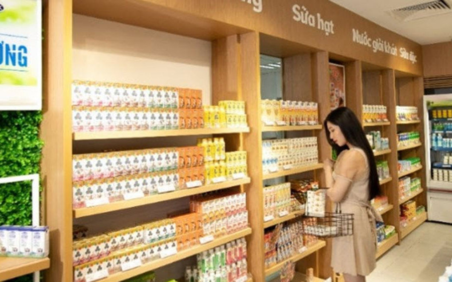 Vinamilk xuất lô sản phẩm lớn gồm sữa hạt và trà sữa sang Hàn Quốc