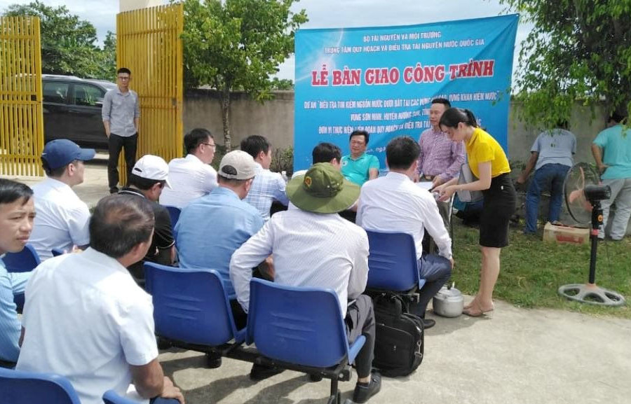 Bộ TN&MT: Bàn giao 10 cụm giếng khoan khai thác ở Hà Tĩnh, Quảng Bình
