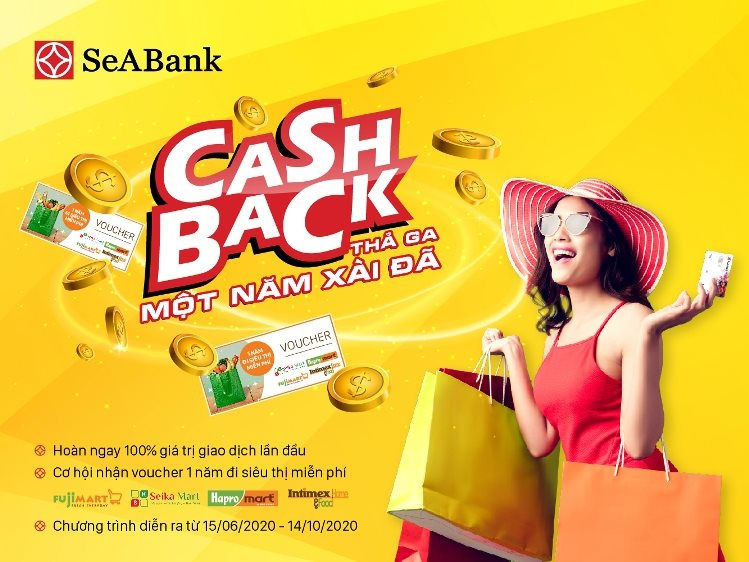 “Cashbank thả ga – một năm xài đã” cùng thẻ SeABank