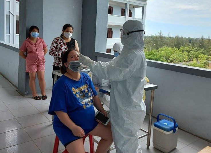 Quảng Nam: Tiếp tục đón thêm hàng trăm thai phụ về nước tránh dịch 