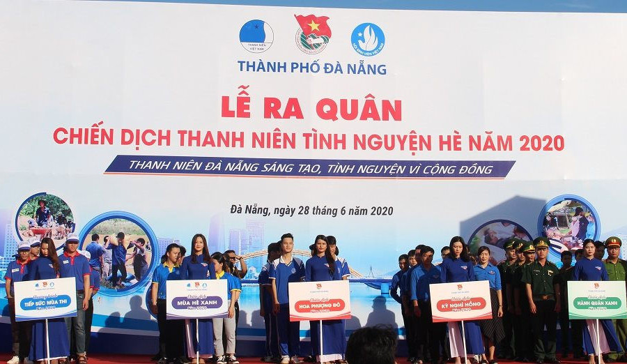 Đà Nẵng: Hơn 1000 đoàn viên, thanh niên ra quân Chiến dịch Thanh niên tình nguyện hè năm 2020