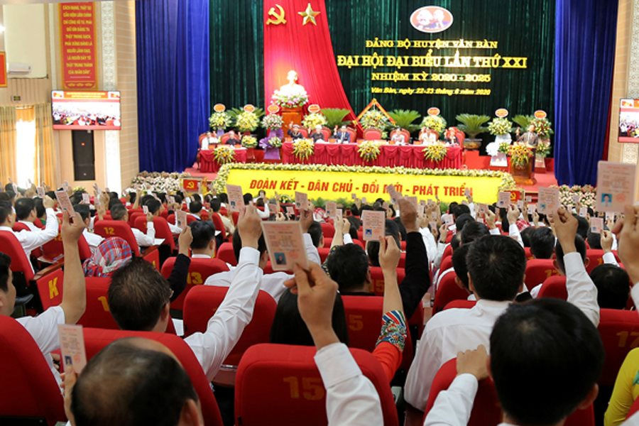 Tỉnh Lào Cai hoàn thành đại hội các đảng bộ trực thuộc sớm nhất cả nước