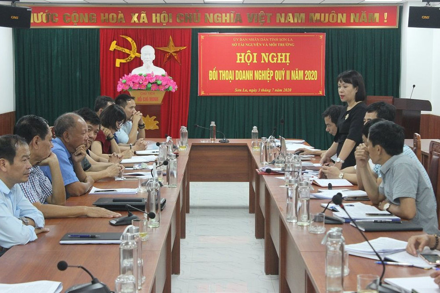 Sở TN&MT Sơn La đối thoại tháo gỡ vướng mắc cho doanh nghiệp