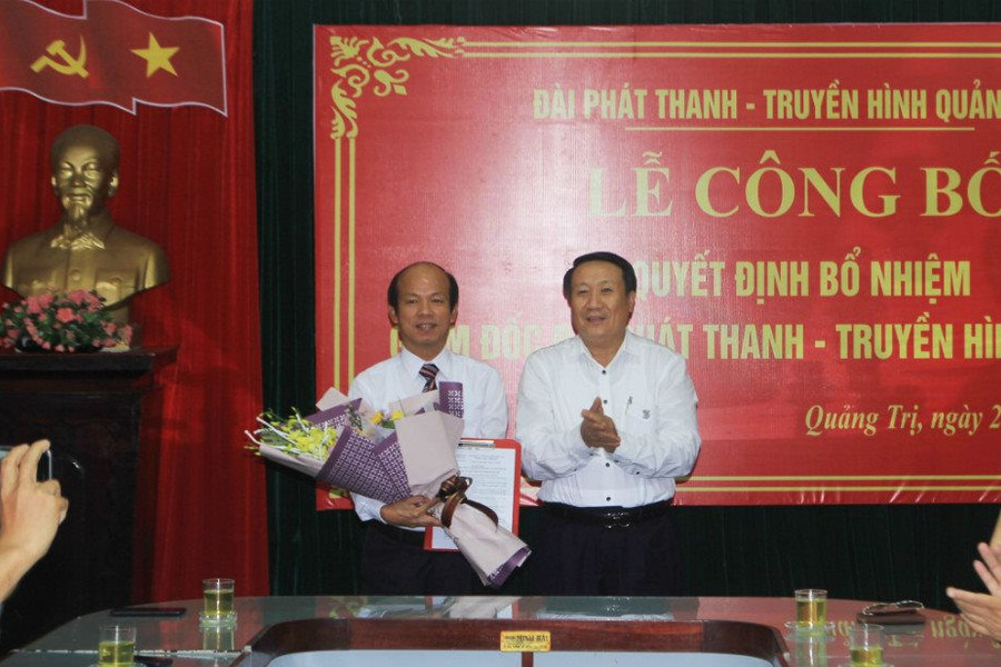 Công bố quyết định bổ nhiệm Giám đốc Đài PT&TH Quảng Trị