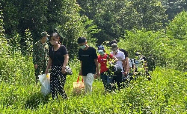 Đồn Biên phòng cửa khẩu Trà Lĩnh (Cao Bằng): Phát hiện 10 công dân nhập cảnh trái phép vào Việt Nam