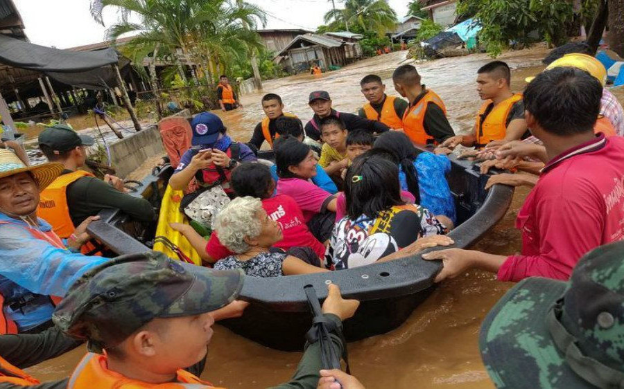 Lũ quét tấn công hàng trăm ngôi nhà ở Thái Lan, chuyển hướng về Myanmar