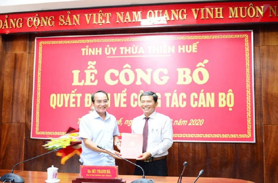 Thừa Thiên Huế bổ nhiệm Phó Trưởng ban Nội chính Tỉnh ủy