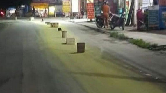 Lào Cai: Công ty TNHH MTV Đức Giang làm rơi vãi hóa chất lưu huỳnh trên tuyến tỉnh lộ 152