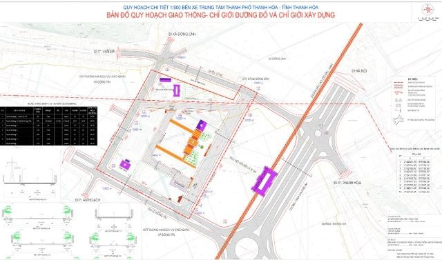 Quy hoạch bến xe trung tâm TP Thanh Hóa rộng 17ha