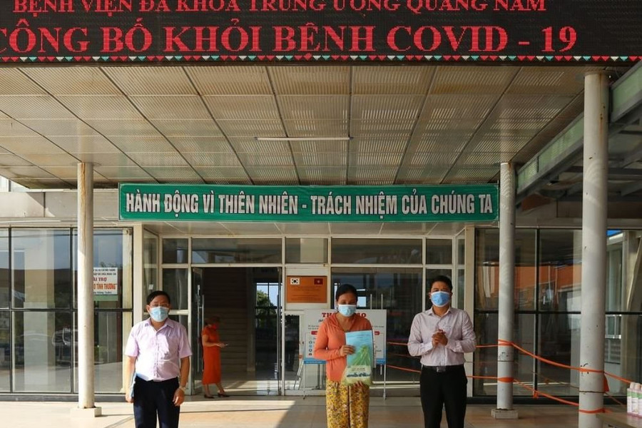 Thêm 10 bệnh nhân COVID-19 ở Quảng Nam xuất viện