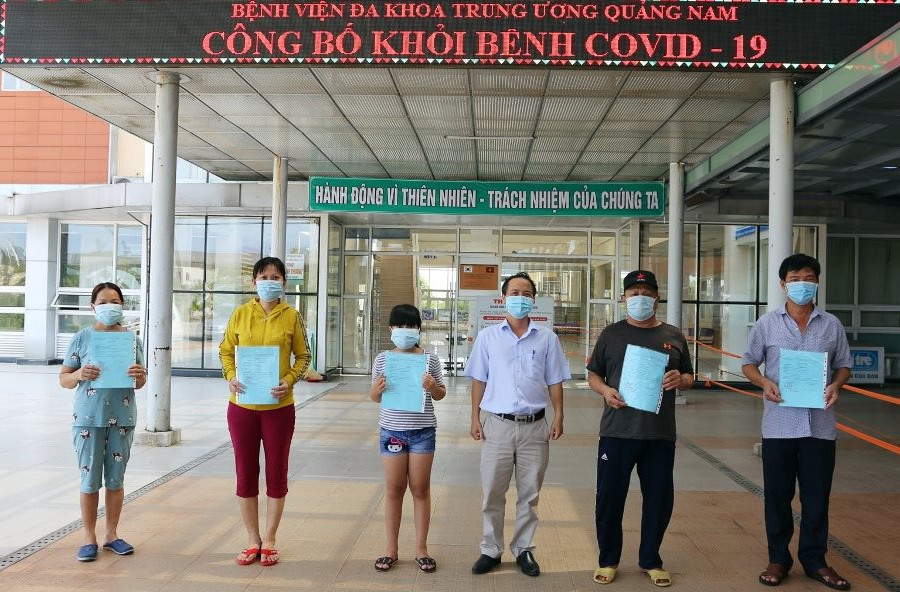 Thêm 7 bệnh nhân COVID-19 tại Quảng Nam khỏi bệnh và xuất viện