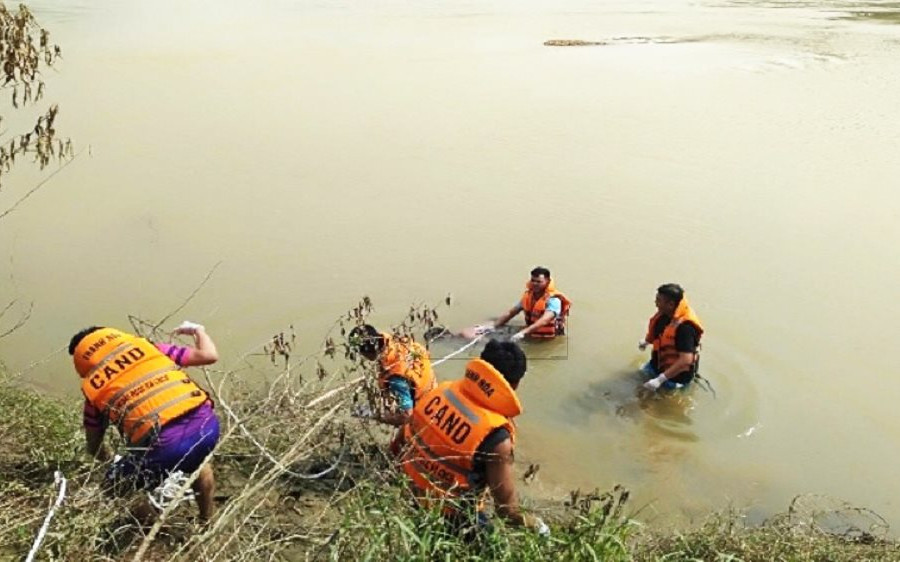 Tìm thấy thi thể nạn nhân đuối nước trên sông Mã