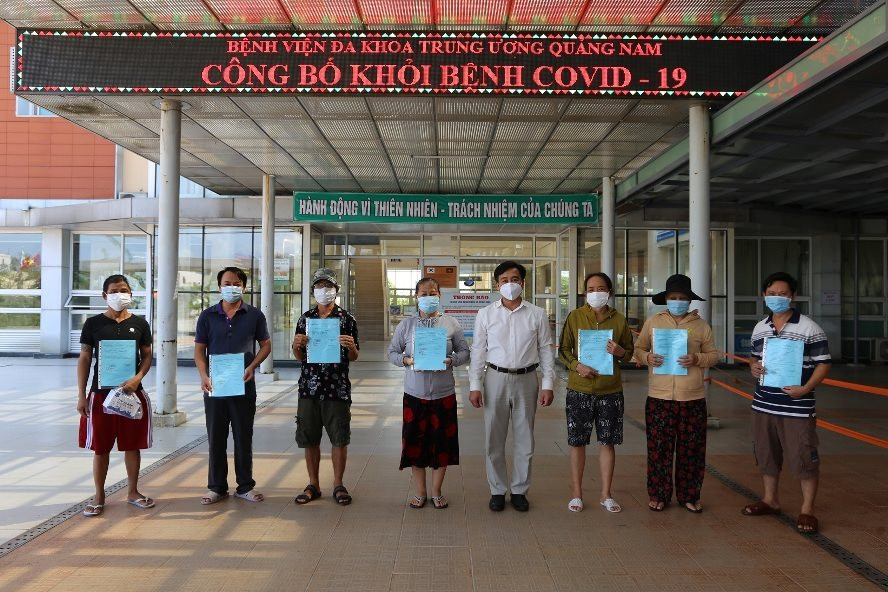 Quảng Nam: Thêm 13 bệnh nhân Covid-19 khỏi bệnh và xuất viện