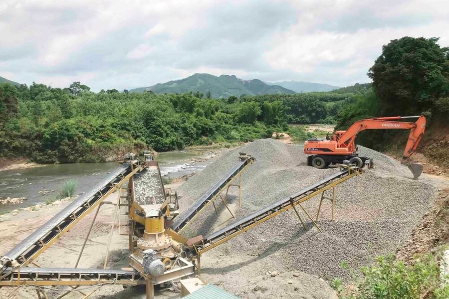 Quảng Ninh quyết liệt quản lý tài nguyên cát đá, sỏi: Thiết lập trật tự các điểm cát, đá cuội nhỏ lẻ tại Bình Liêu