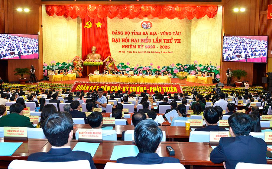 Bế mạc Đại hội đại biểu Đảng bộ tỉnh Bà Rịa - Vũng Tàu lần thứ VII, nhiệm kỳ 2020 - 2025