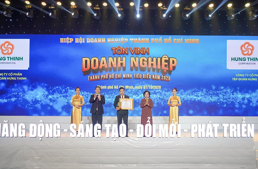 Tập đoàn Hưng Thịnh được vinh danh Doanh nghiệp, Doanh nhân TP.HCM tiêu biểu 2020