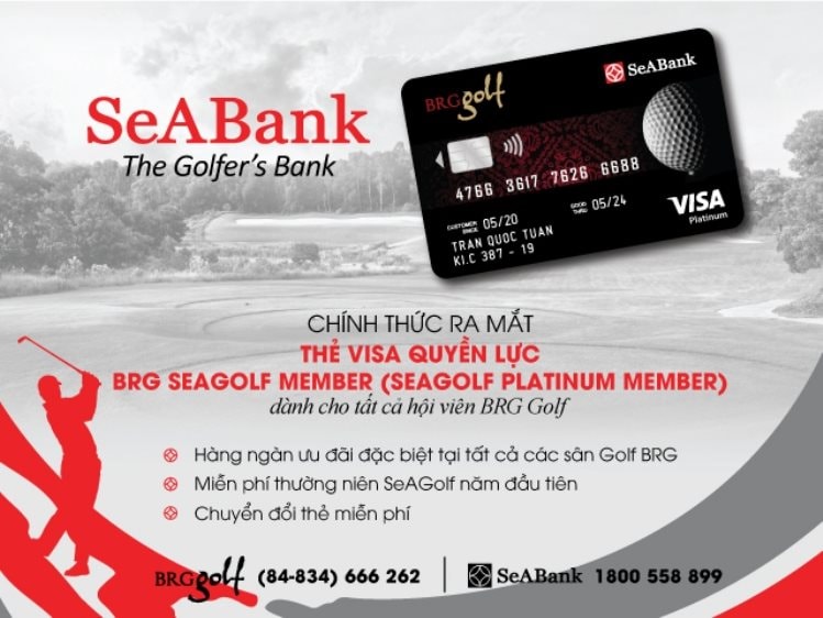 SeABank và BRG Group ra mắt thẻ cao cấp dành riêng cho hội viên BRG Golf