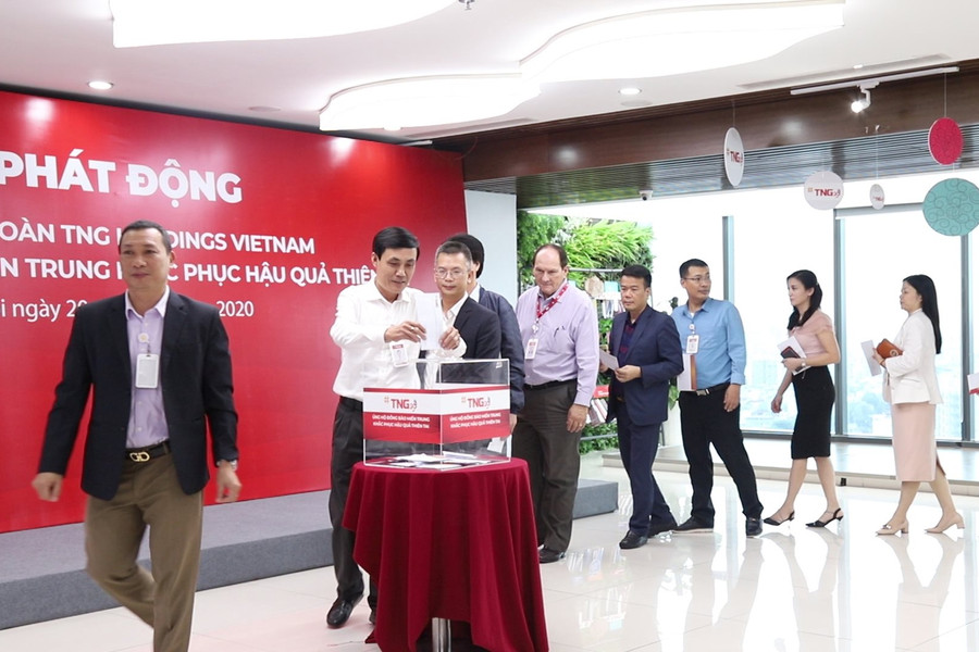 TNG Holdings Vietnam hỗ trợ 600 hộ dân miền Trung tái ổn định cuộc sống sau thiên tai