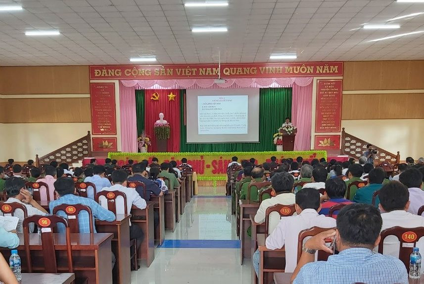 Tuyên truyền, phổ biến Luật Cảnh sát biển Việt Nam cho cán bộ chủ chốt tỉnh Sóc Trăng