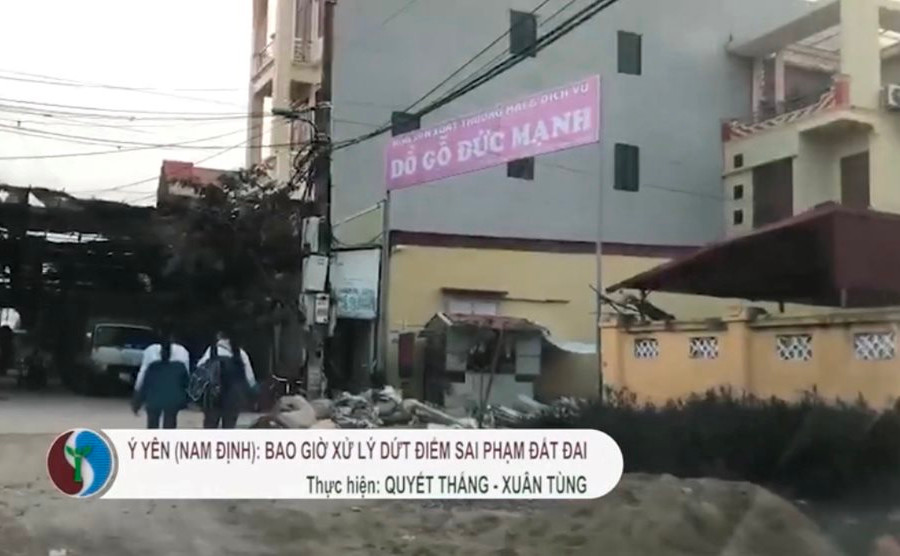 Thanh tra Bộ TN&MT đề nghị tỉnh Nam Định báo cáo vụ việc đất đai tại huyện Ý Yên