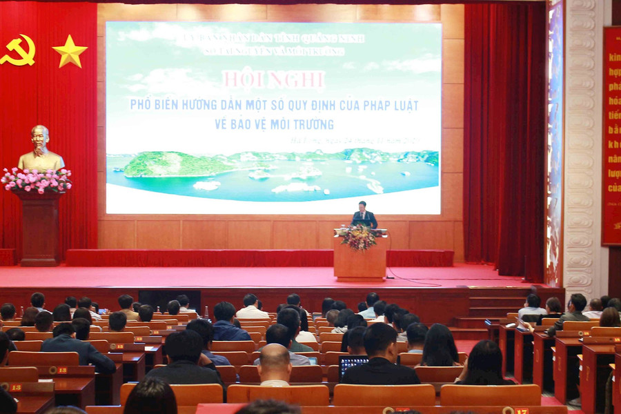 Quảng Ninh: Hội nghị phổ biến một số quy định của pháp luật về bảo vệ môi trường