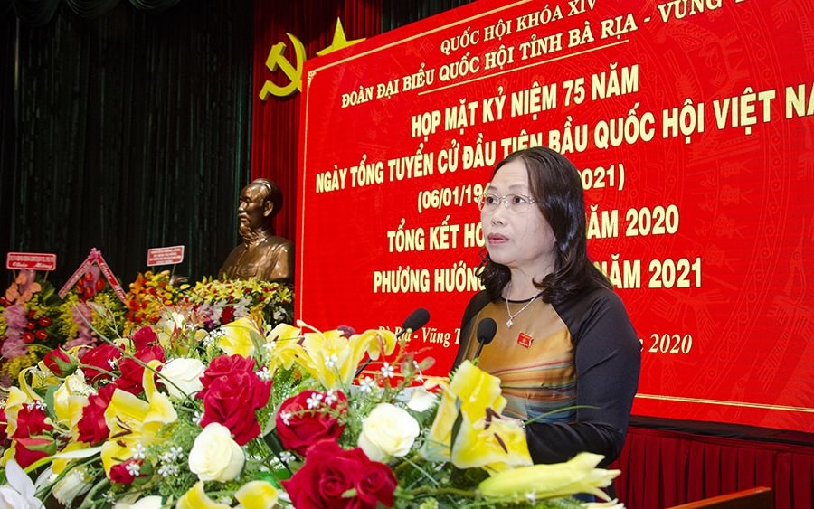 Đoàn Đại biểu Quốc hội tỉnh Bà Rịa - Vũng Tàu: Tổng kết công tác năm 2020 và triển khai nhiệm vụ năm 2021