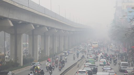 Hà Nội có thông số bụi mịn PM 2.5 vượt ngưỡng tiêu chuẩn