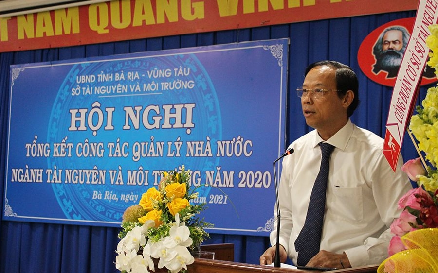 Sở TN&MT tỉnh Bà Rịa - Vũng Tàu triển khai nhiệm vụ năm 2021