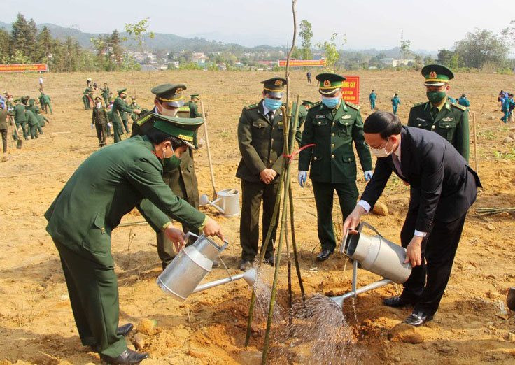 Quảng Ninh: Lễ dâng hương và phát động Tết trồng cây đầu Xuân Tân Sửu 2021