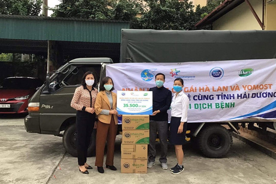 FrieslandCampina Việt Nam tiếp sức Hải Dương với gần 40.000 sản phẩm sữa yêu thương