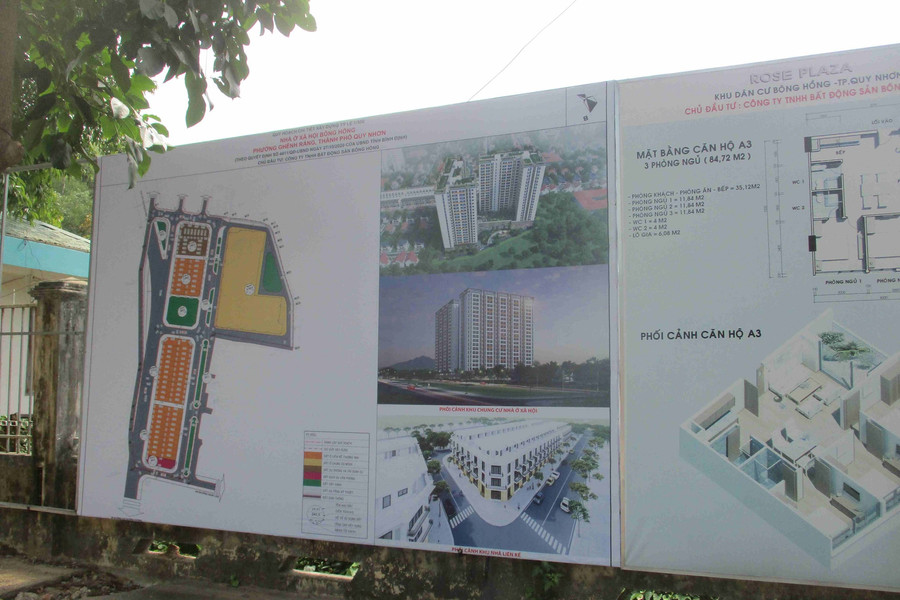 Bình Định chấp thuận chủ trương đầu tư dự án Nhà ở xã hội Bông Hồng