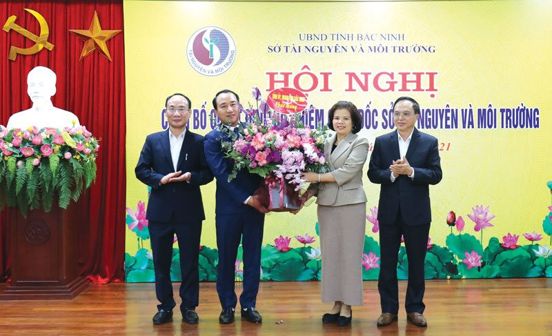 Bắc Ninh: Trao Quyết định bổ nhiệm Giám đốc Sở Tài nguyên và Môi trường