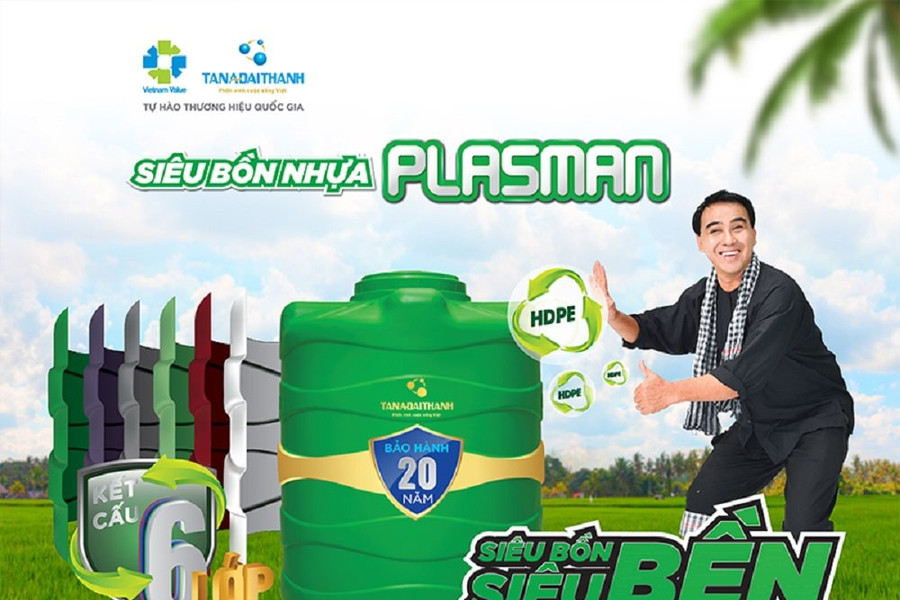 Tân Á Đại Thành trao tặng 2000 bồn nhựa Plasman cho người dân vùng ĐBSCL