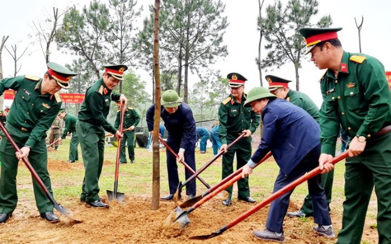Bộ Tư lệnh Quân khu 3 phát động lễ trồng cây