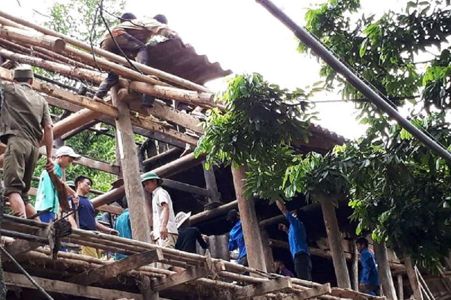 Sơn La: 115 nhà dân bị thiệt hại do mưa, gió lốc