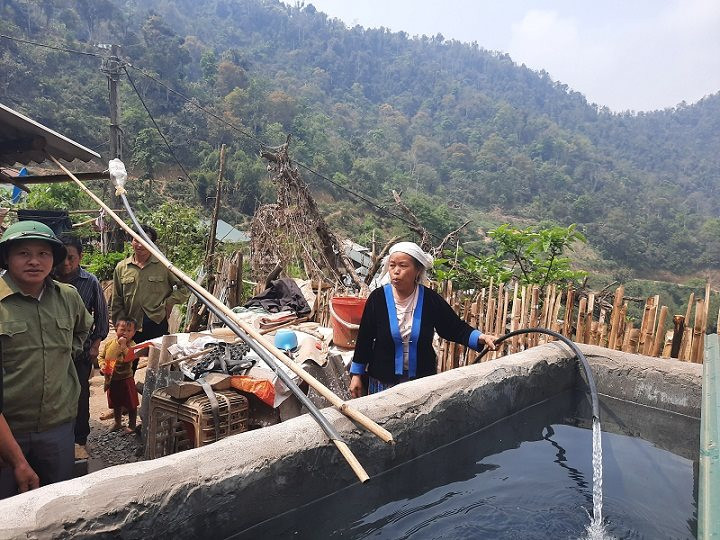 Niềm vui nước sinh hoạt về vùng cao Phong Thổ 