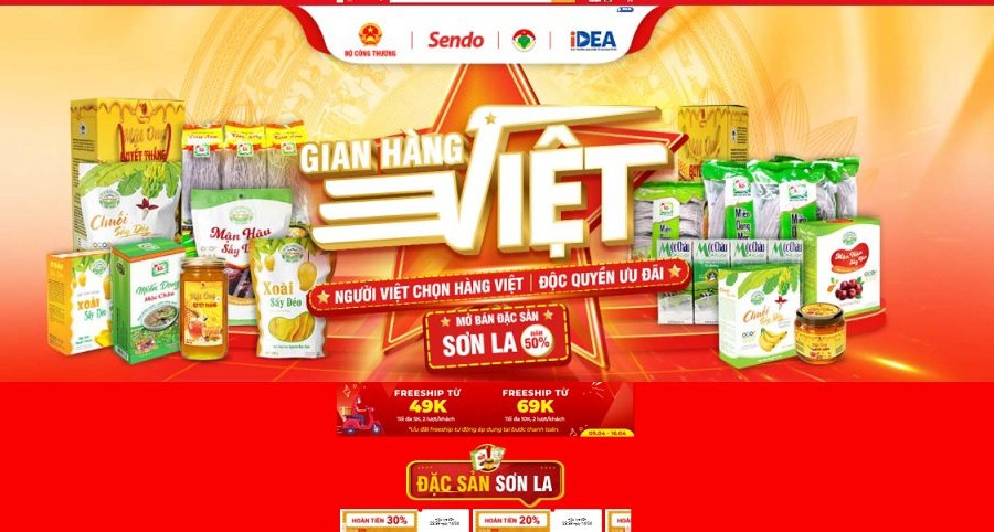 “Ngày đặc sản Sơn La” trên gian hàng Việt trực tuyến từ ngày 12-14/4