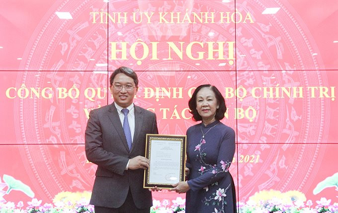 Ông Nguyễn Hải Ninh nhận chức Bí thư Tỉnh ủy Khánh Hòa
