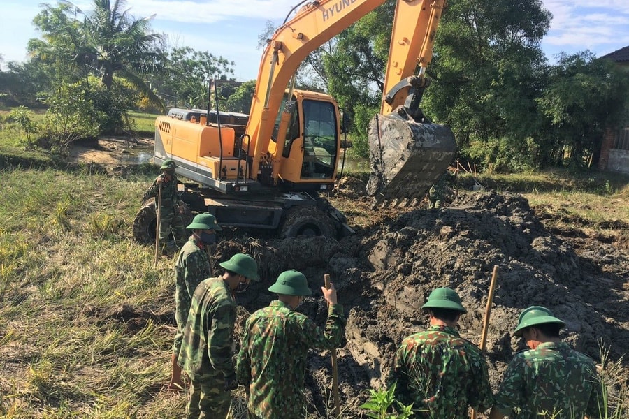 Quảng Trị phát hiện 4 hài cốt liệt sĩ tại ruộng lúa