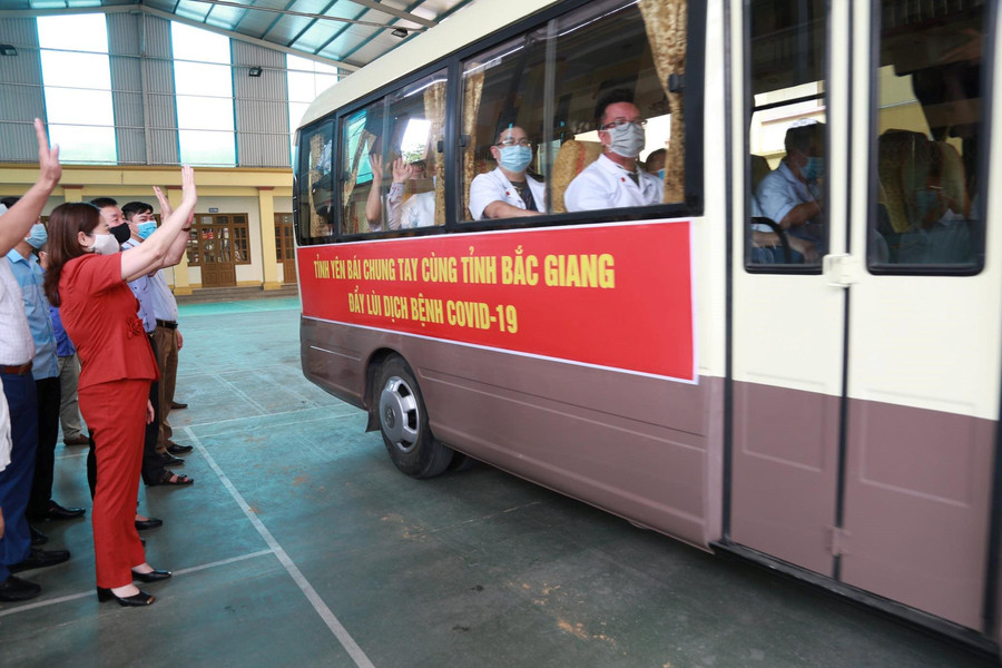 Yên Bái: Tiếp tục hỗ trợ Bắc Giang chống dịch 
