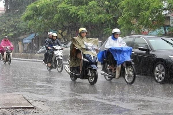 Thời tiết ngày 6/6, Hà Nội có mưa, trời mát mẻ