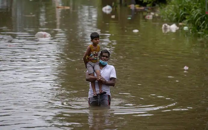 Lũ lụt, lở đất ở Sri Lanka khiến 14 người thiệt mạng