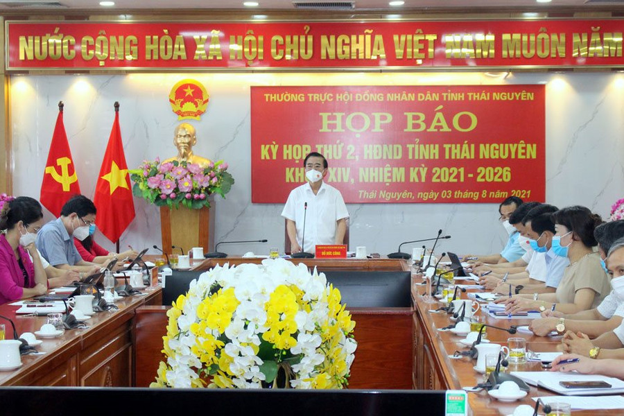 Kỳ họp thứ 2, HĐND tỉnh Thái Nguyên khoá XIV dự kiến khai mạc ngày 10/8