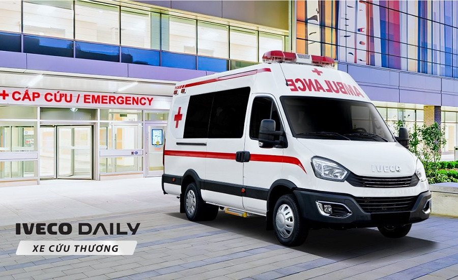 THACO sản xuất xe cứu thương phục vụ công tác phòng chống dịch
