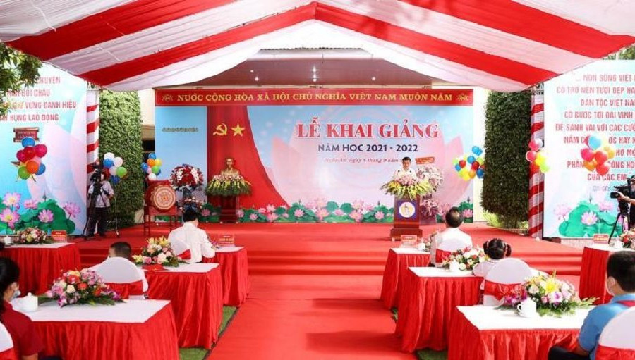 Nghệ An: Hơn 850.000 học sinh vào năm học mới bằng lễ khai giảng đặc biệt